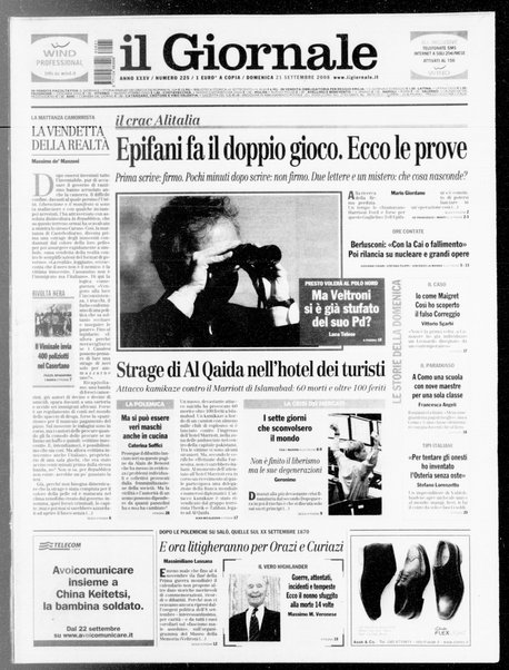 Il giornale : quotidiano del mattino